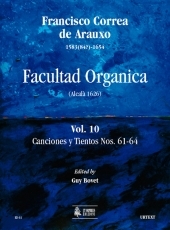 Facultad Organica [Edition in 11 vols.] #10: Canciones y Tientos Nos. 61-64 - klik hier