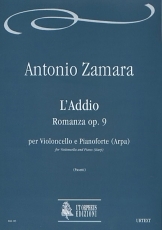 L'Addio. Romanza Op. 9 for Violoncello and Piano (Harp) - klik hier
