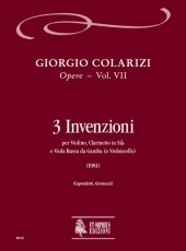 Selected Works #7; 3 Inventions for Violin, Clarinet and Bass Viol (Violoncello) - klik hier