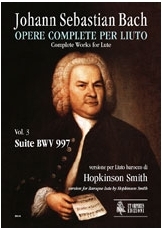 Complete Works for Lute. #3: Suite BWV 997. Baroque Lute version - klik hier