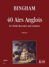 40 Airs Anglois for Treble Recorder and Continuo - klik hier 40 Airs Anglois for Treble Recorder and Continuo - klik hier