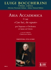 Aria accademica G 549 Care luci, che regnate for Soprano and Orchestra - klik hier