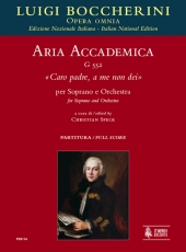 Aria accademica G 552 Caro padre, a me non dei for Soprano and Orchestra - klik hier