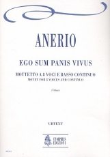 Ego sum Panis vivus. Motet for 8 Voices (SATB-SATB) and Continuo - klik hier