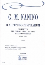 O Altitudo Divitiarum. Motet for Eigth-part Choir (SATB-SATB) and Continuo - klik hier O Altitudo Divitiarum. Motet for Eigth-part Choir (SATB-SATB) and Continuo - klik hier