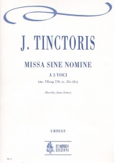 Missa sine nomine No. 1 for 3 Voices - klik hier Missa sine nomine No. 1 for 3 Voices - klik hier