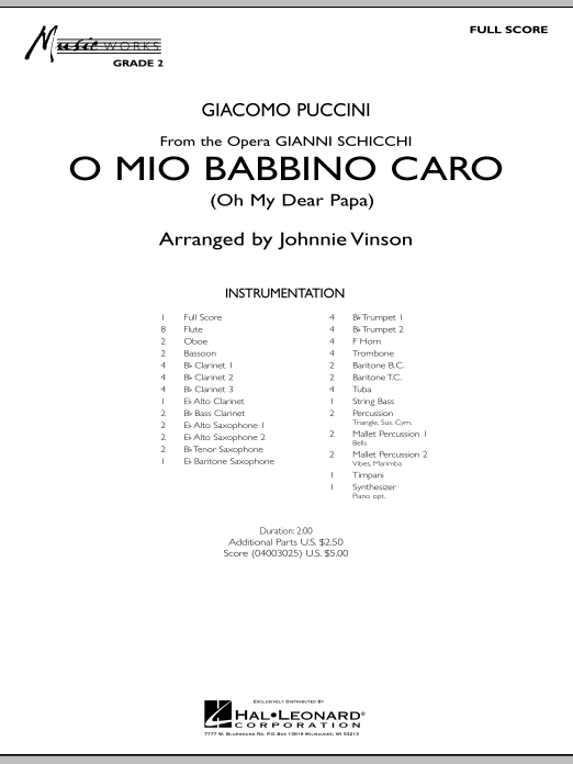O Mio Babbino Caro - klik hier