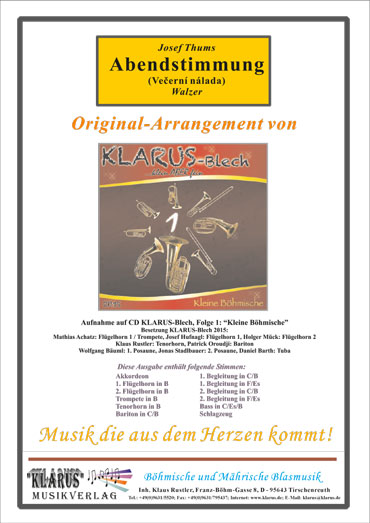 Abendstimmung (Vecerni nalada) - klik hier