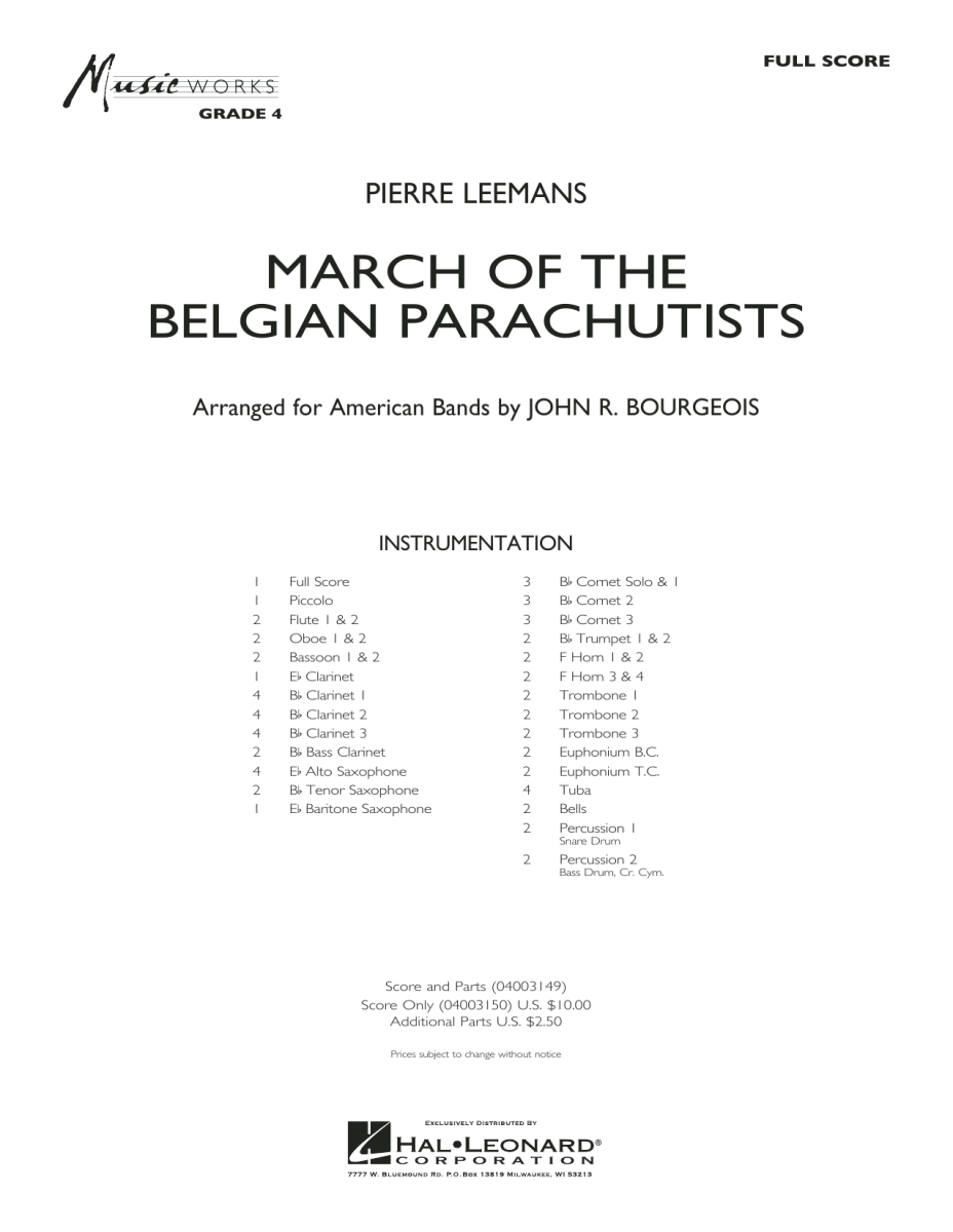 March of the Belgian Parachutists - klik hier