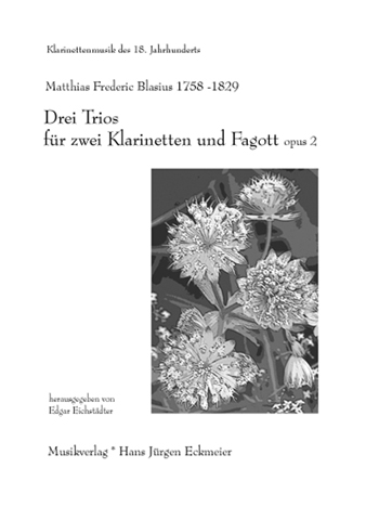 3 Trios für 2 Klarinetten und Fagott - klik hier 3 Trios für 2 Klarinetten und Fagott - klik hier