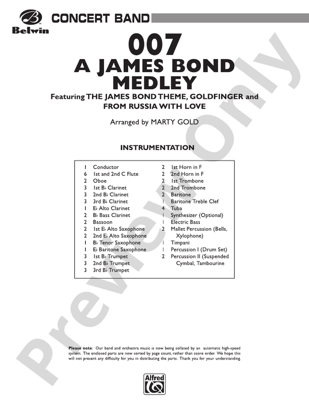 007 - A James Bond Medley - klik hier