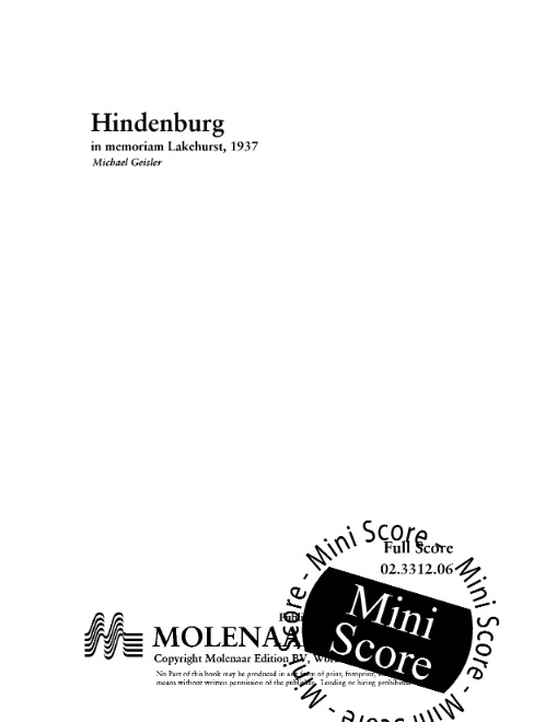 Hindenburg (in memoriam Lakehurst, 1937) - klik hier