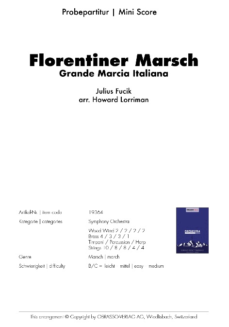 Florentiner Marsch - klik hier