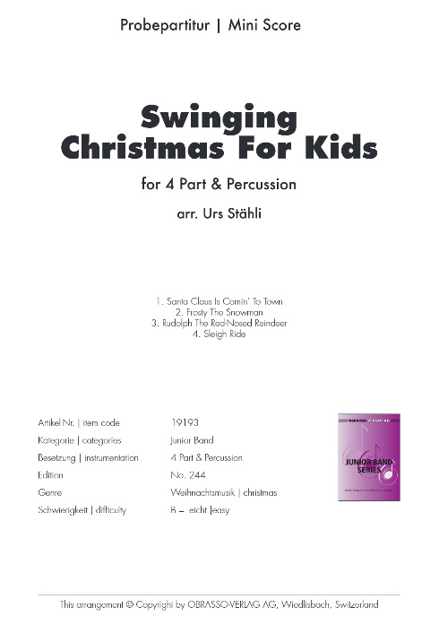 Swinging Christmas for Kids - klik hier