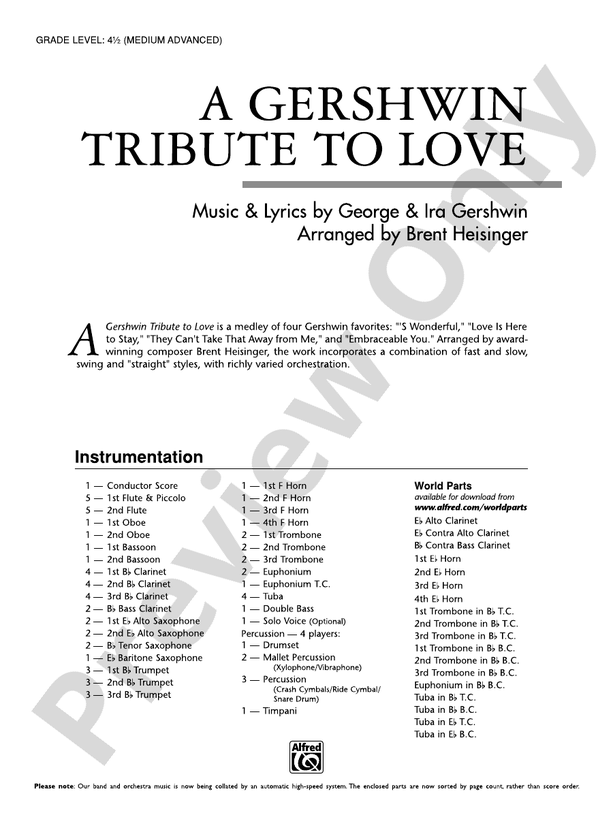 A Gershwin Tribute to Love - klik hier