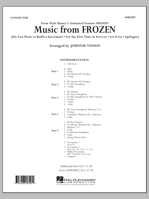 Music from Frozen - klik hier