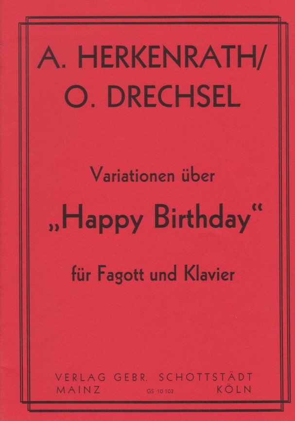 Variationen über 'Happy Birthday' - klik hier Variationen über 'Happy Birthday' - klik hier