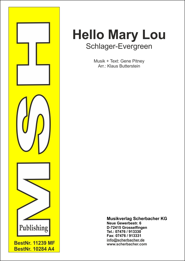 Hello Mary Lou - klik hier Hello Mary Lou - klik hier