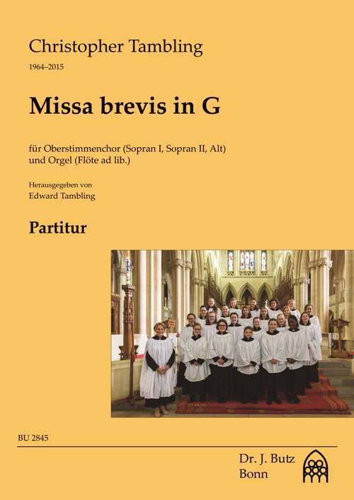 Missa brevis in G - klik hier Missa brevis in G - klik hier