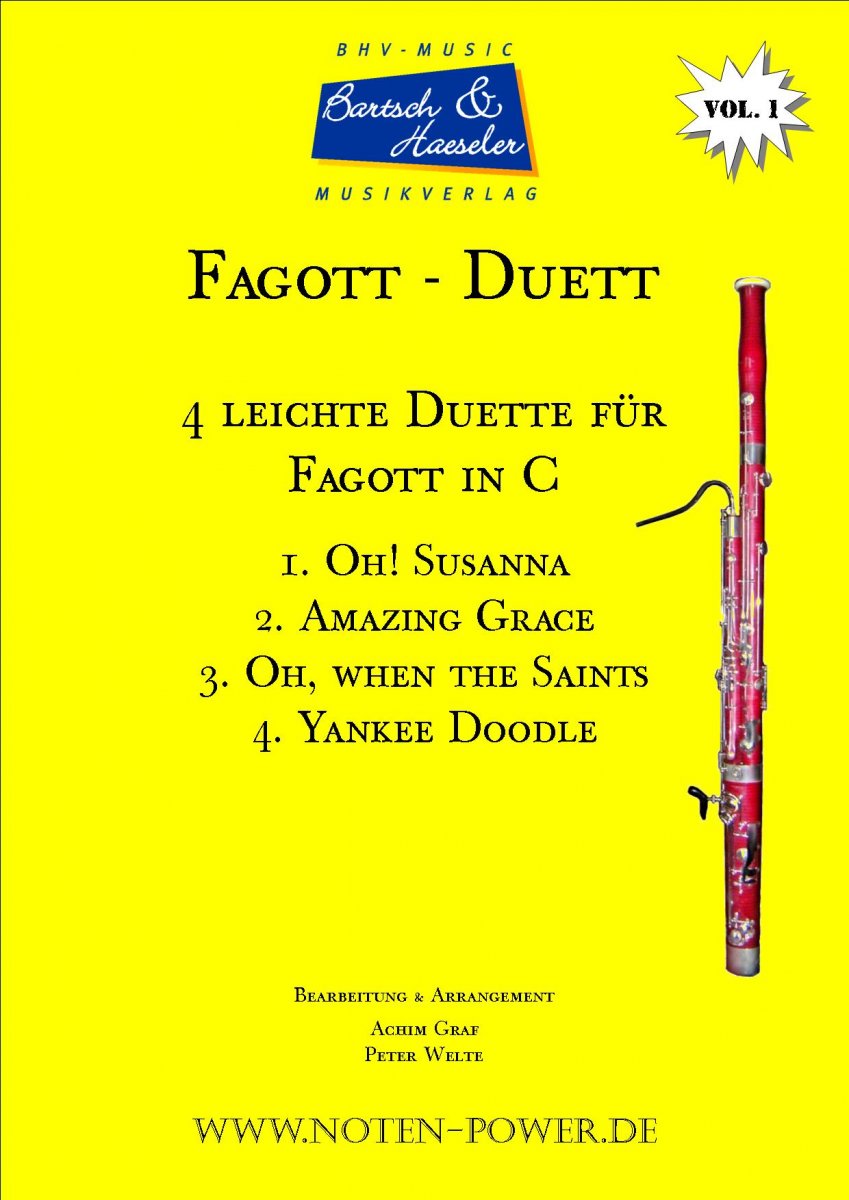 4 leichte Duette fr Fagott - klik hier