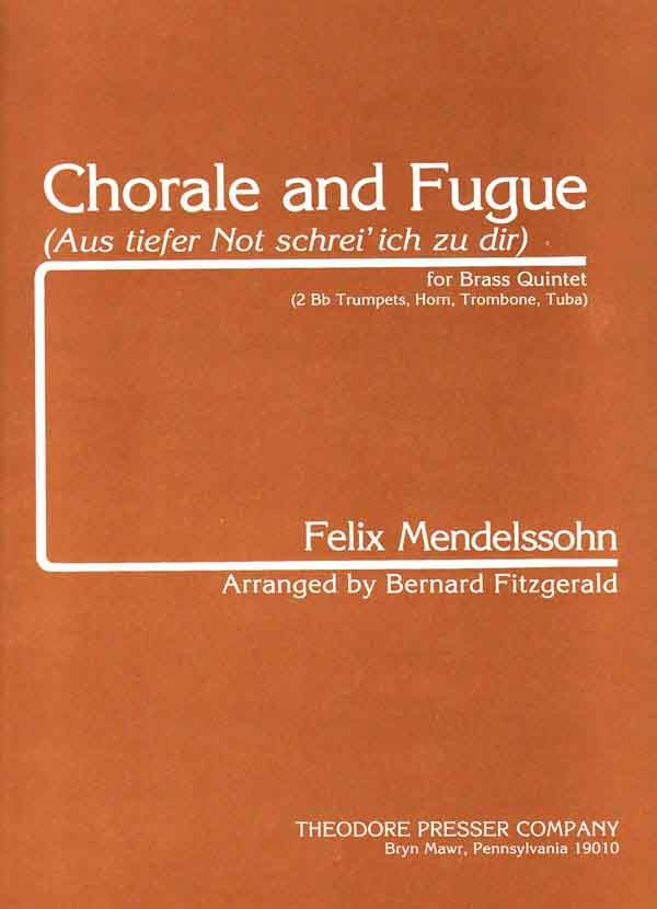 Chorale and Fugue (Aus Tiefer Not Schrei' Ich Zu Dir) - klik hier Chorale and Fugue (Aus Tiefer Not Schrei' Ich Zu Dir) - klik hier