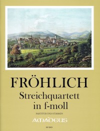 Quartett in f-moll (Erstdruck) - klik hier