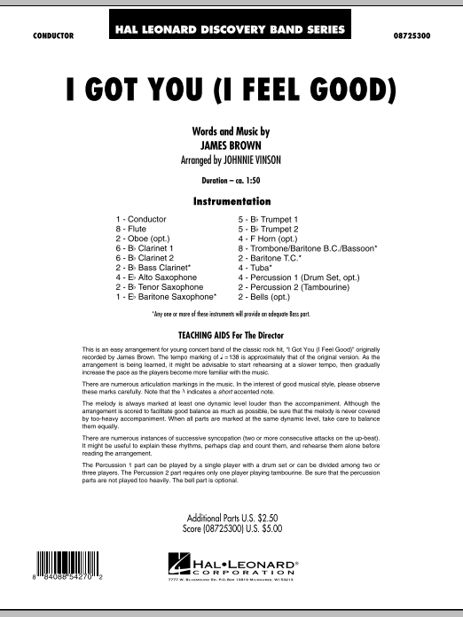 I Got You (I Feel Good) - klik hier