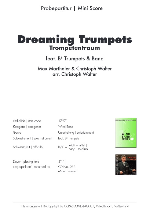 Dreaming Trumpets (Trompetentraum) - klik hier