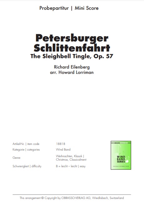 Petersburger Schlittenfahrt (The Sleighbell Tingle) - klik hier