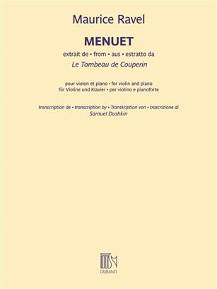 Menuet (extrait du Tombeau de Couperin) - klik hier Menuet (extrait du Tombeau de Couperin) - klik hier