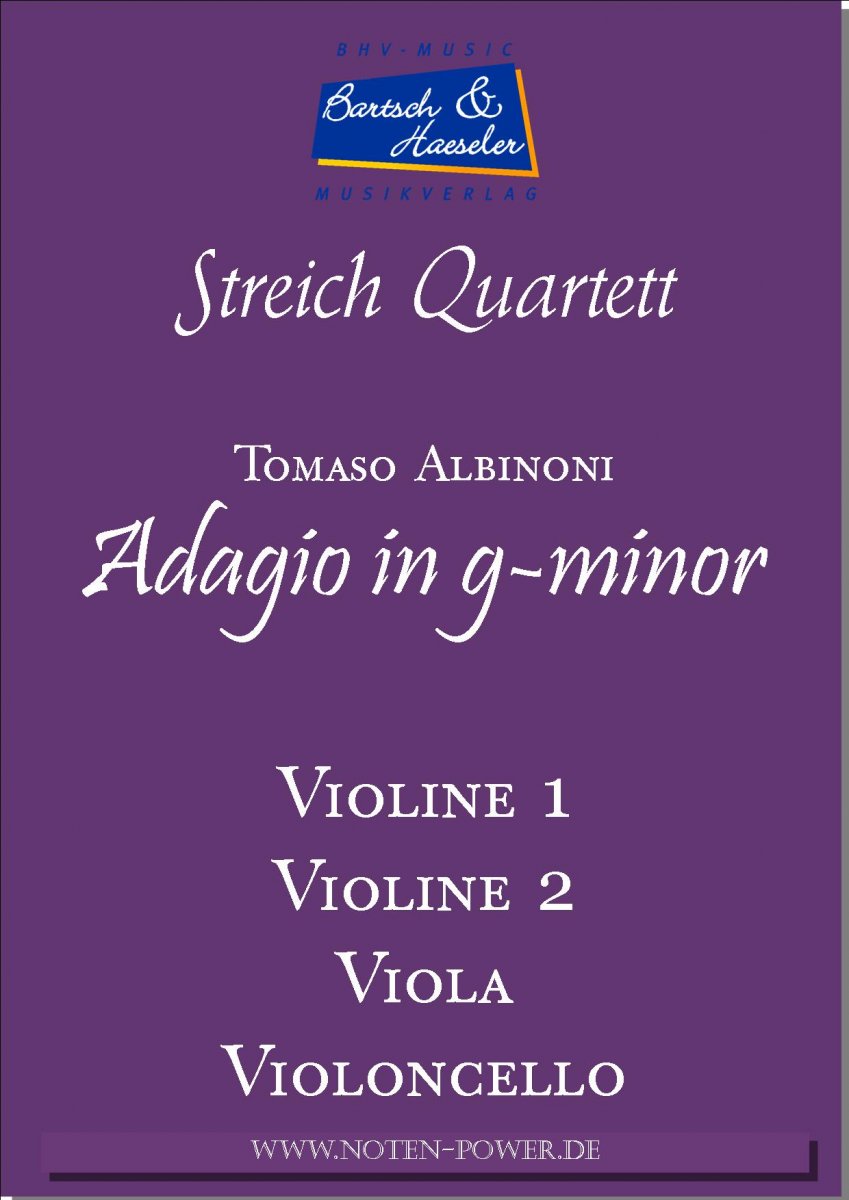 Adagio in g-minor - klik hier Adagio in g-minor - klik hier