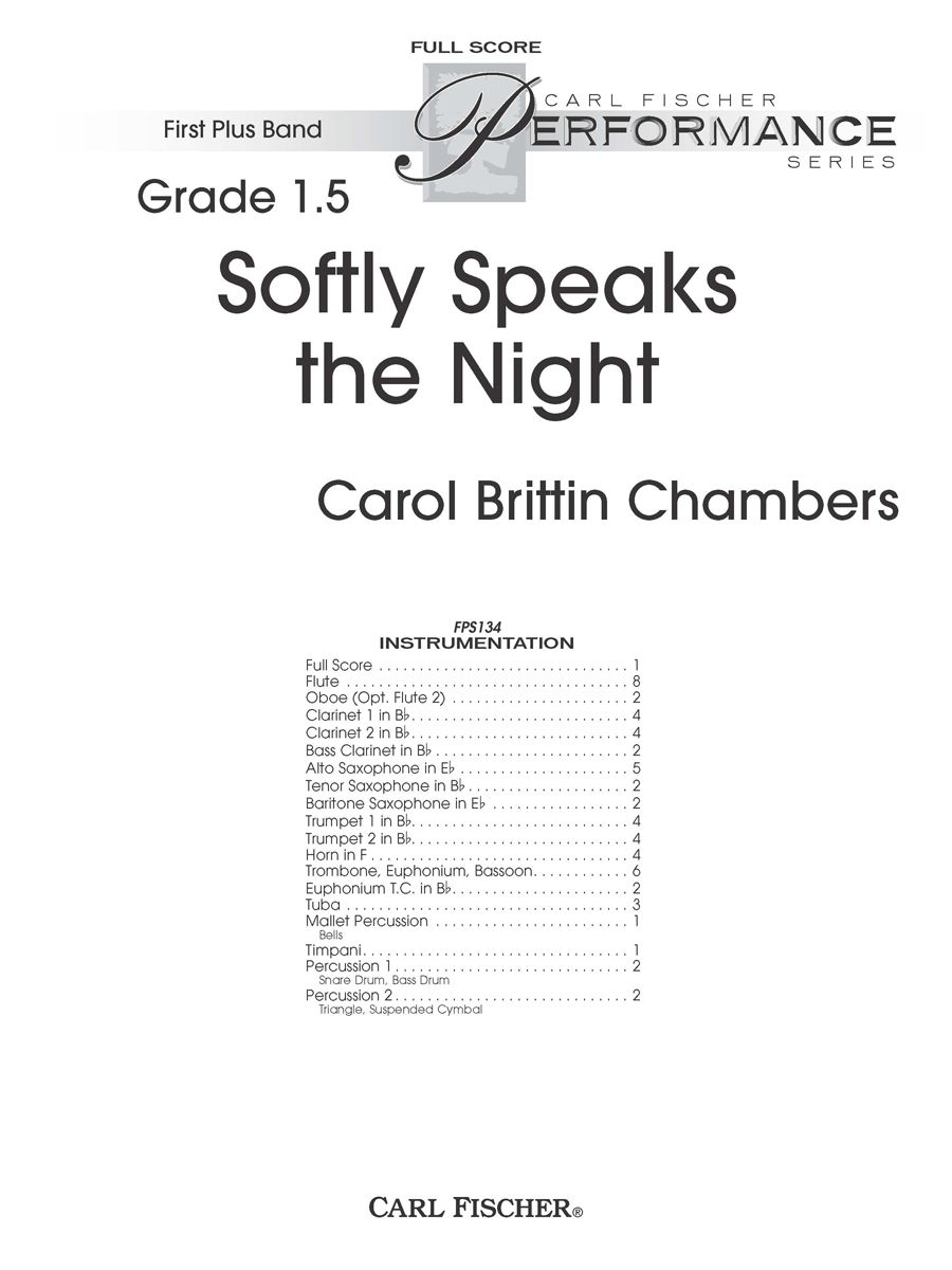 Softly Speaks the Night - klik hier