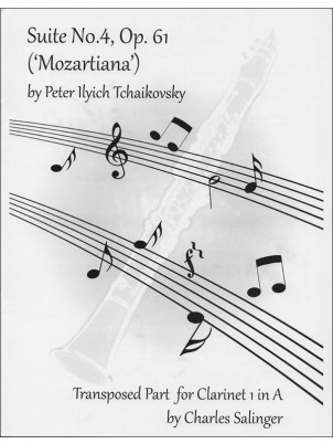 Suite #4, Mozartiana (transposed part for Clarinet 1 in A) - klik hier