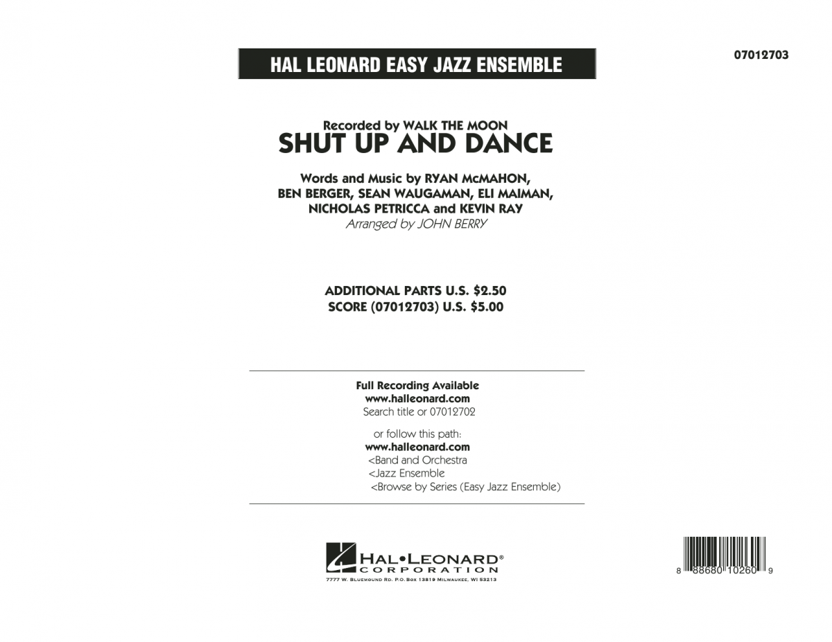 Shut Up and Dance - klik hier