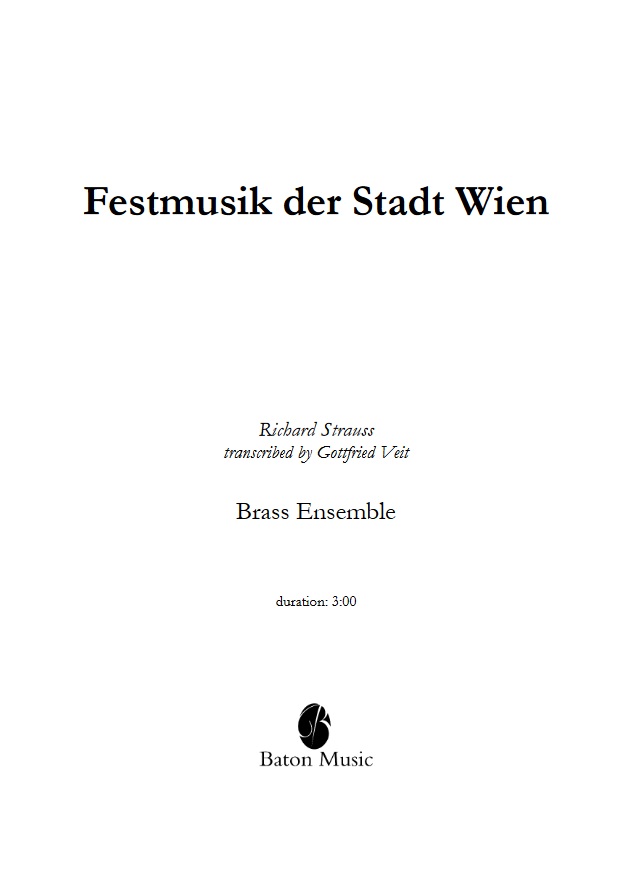 Festmusik der Stadt Wien - klik hier