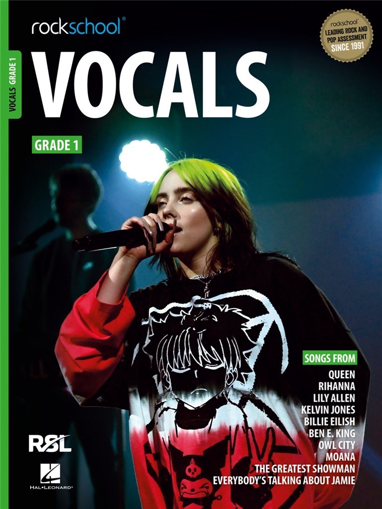 Rockschool Vocals Grad 1 (Prfungsliteratur 2021) - klik hier