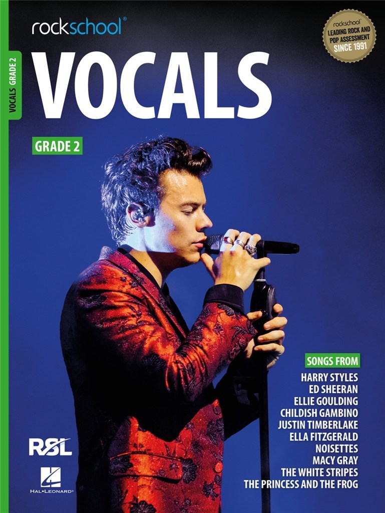 Rockschool Vocals Grad 2 (Prfungsliteratur 2021) - klik hier