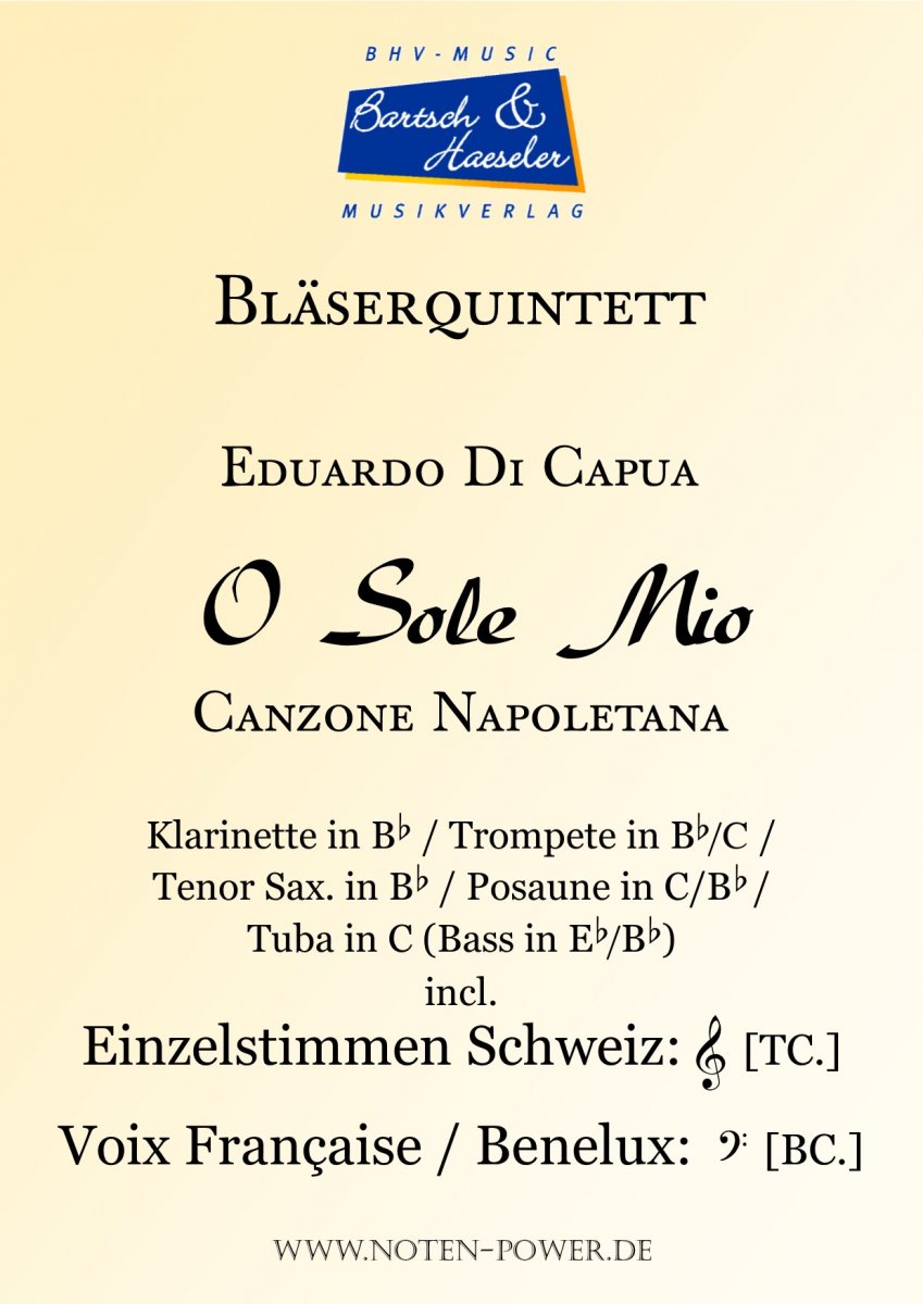 O Sole Mio - klik hier O Sole Mio - klik hier