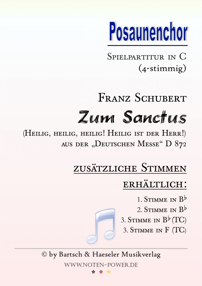 Zum Sanctus - klik hier