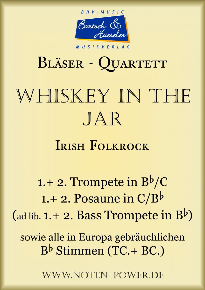 Whiskey in the jar (Irish Folkrock) - klik hier Whiskey in the jar (Irish Folkrock) - klik hier