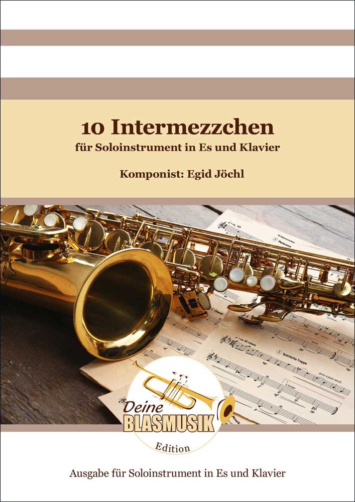 10 Intermezzchen f�r Soloinstrument in Es und Klavier - klik hier