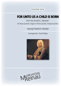 For unto us a child is born (from the Oratorio 'Messiah') - klik hier