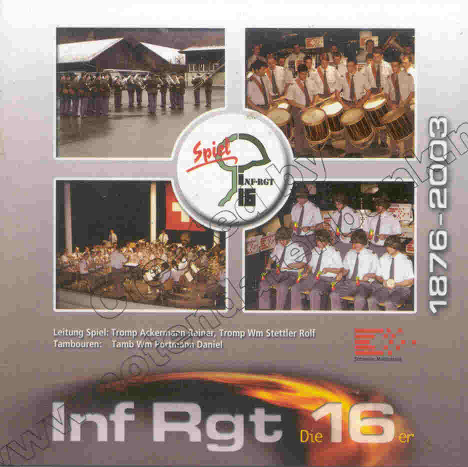 Inf Rgt 16: Die 16er 1876-2003 - klik hier