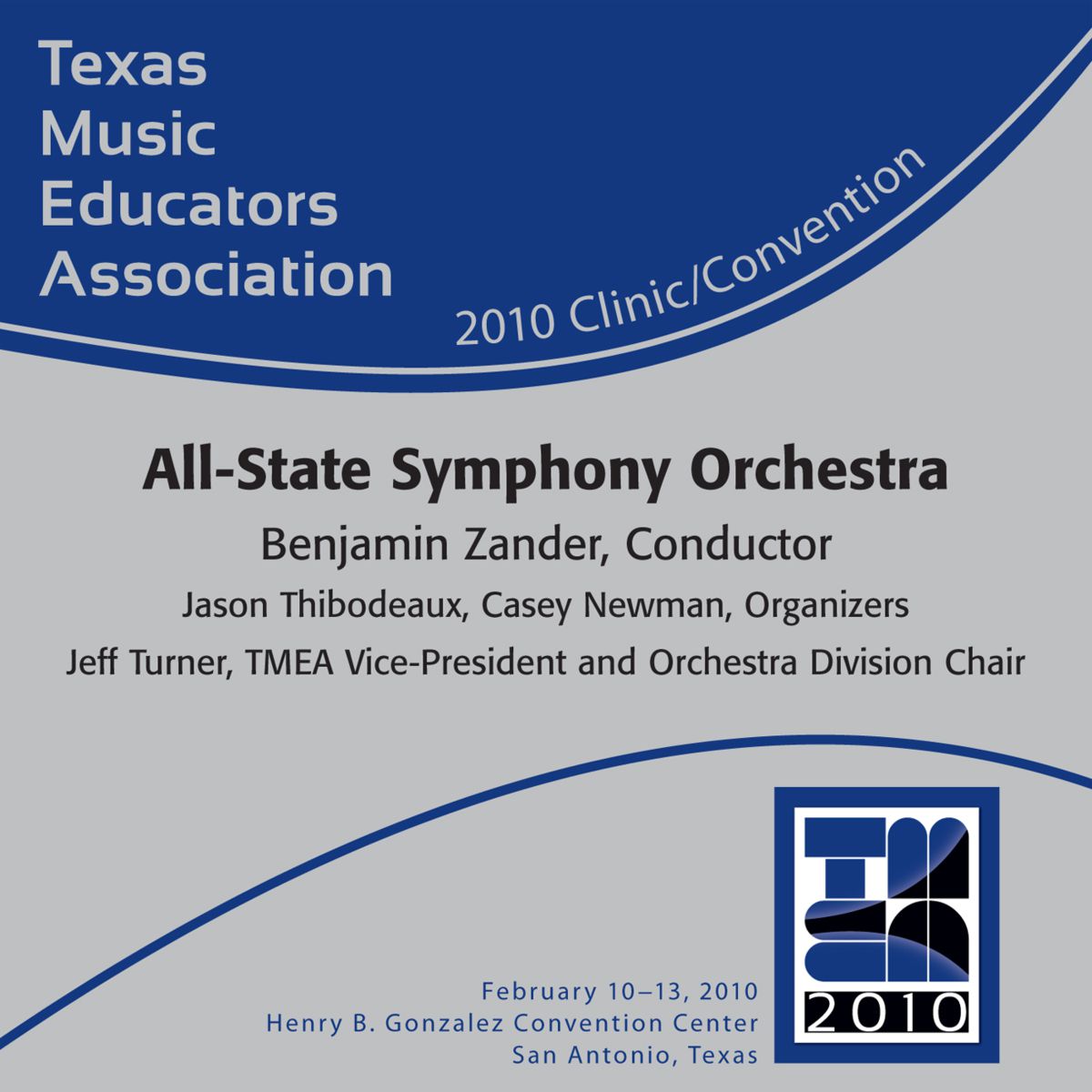 2010 Texas Music Educators Association: All-State Symphony Orchestra - klik hier