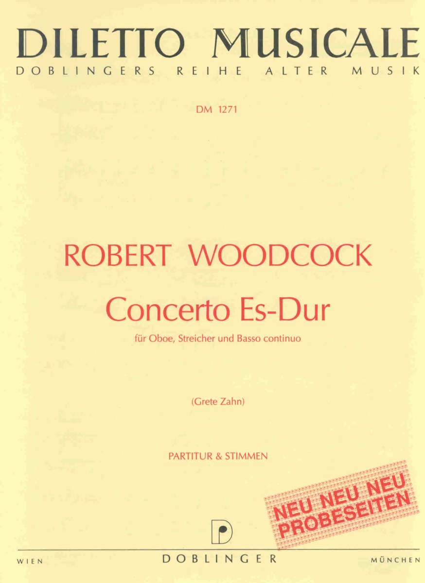 Concerto Es-Dur fr Oboe, Streicher und B.C. - klik hier
