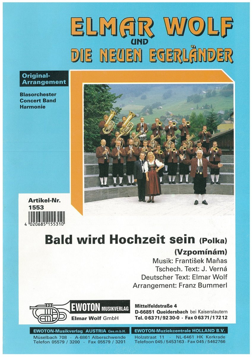 Bald wird Hochzeit sein (Vzpominam) - klik hier