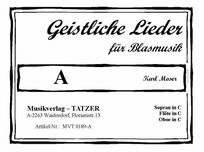 Geistliche Lieder fr Blasmusik, Heft A - klik hier