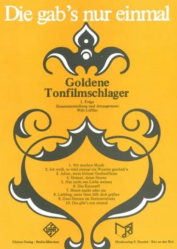 Goldene Tonfilmschlager #1 - klik hier Goldene Tonfilmschlager #1 - klik hier