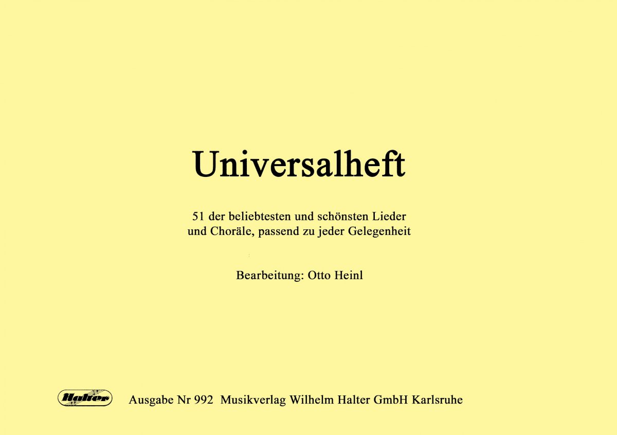 Universalheft für Quartette und Quintette Gruppe A - klik hier Universalheft für Quartette und Quintette Gruppe A - klik hier