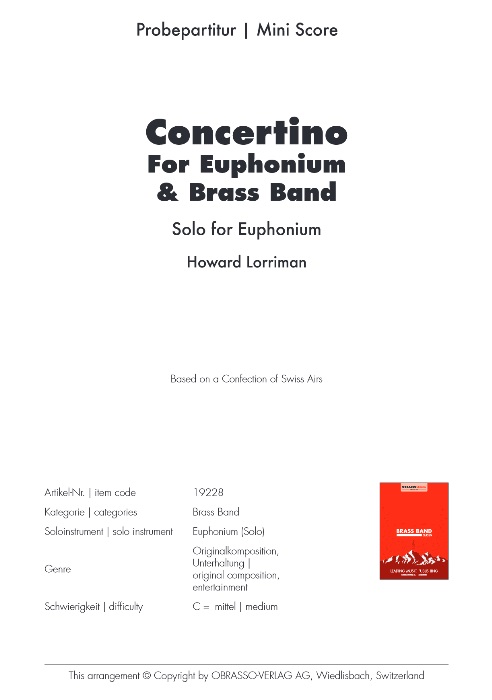 Concertino for Euphonium - klik hier